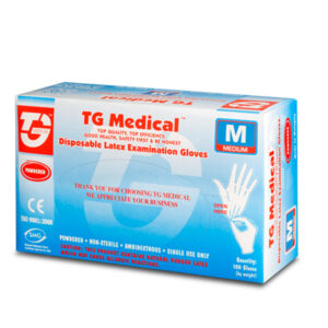 Disposable Latex Examination Gloves With Powdered