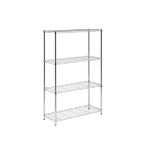 Wire Shelving Home 4 Tiers Chrome 900x450xH1800