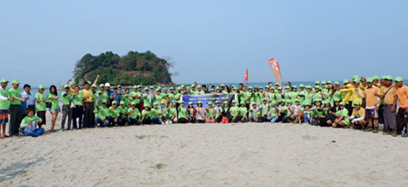 3rd Ngwe Saung Beach Clean-up, 2020