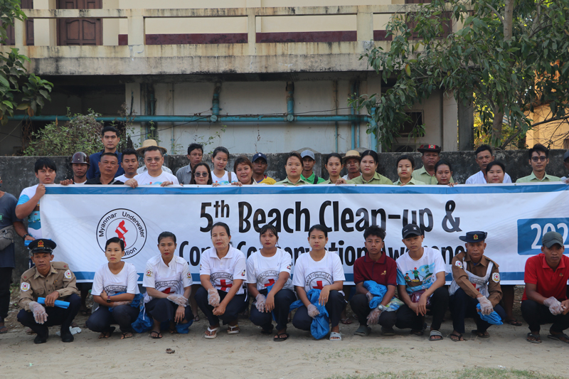 5th Chaung Thar Beach Clean-up and Coral Conservation Awareness 2024